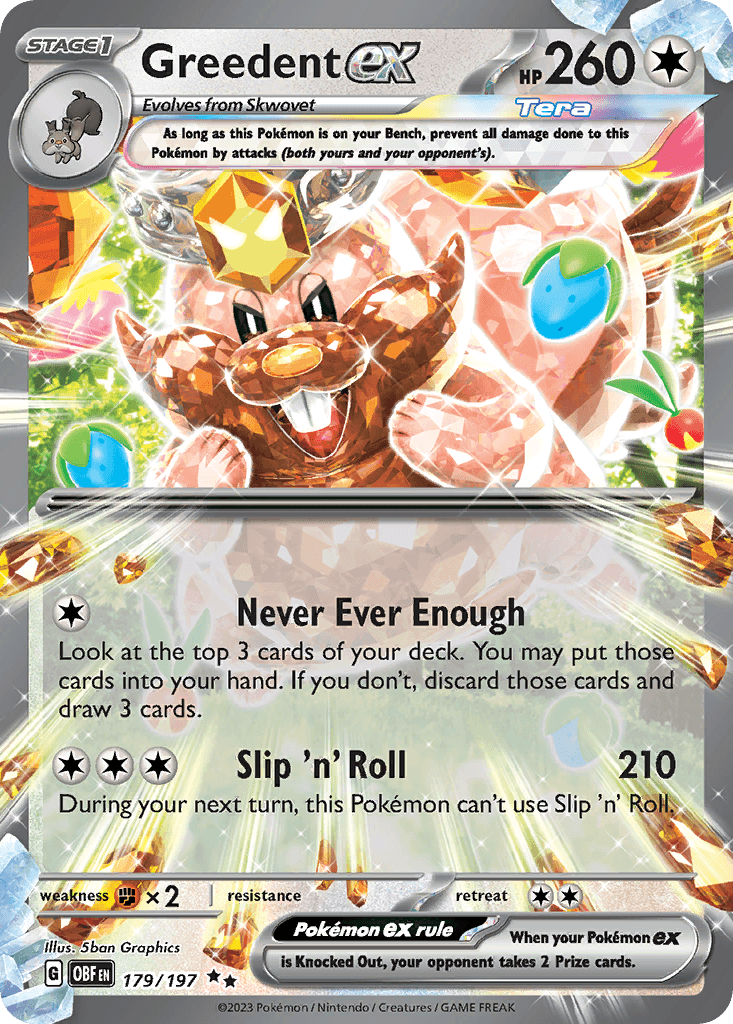 Greedent ex, kortbilde fra pokemontcg.io