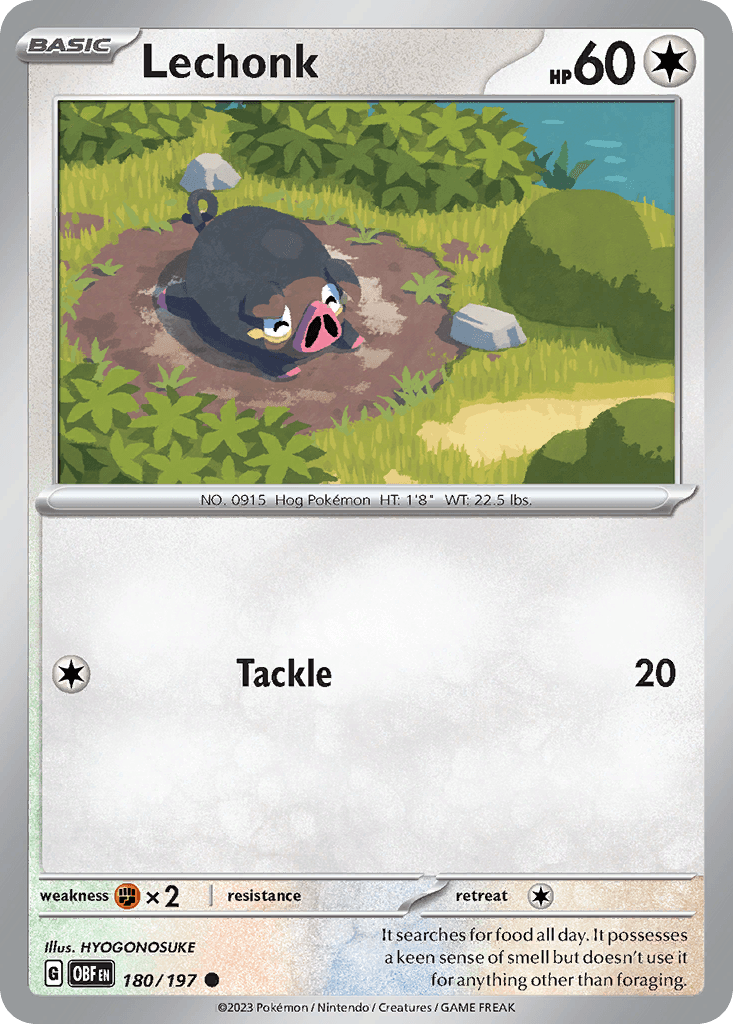 Lechonk, kortbilde fra pokemontcg.io