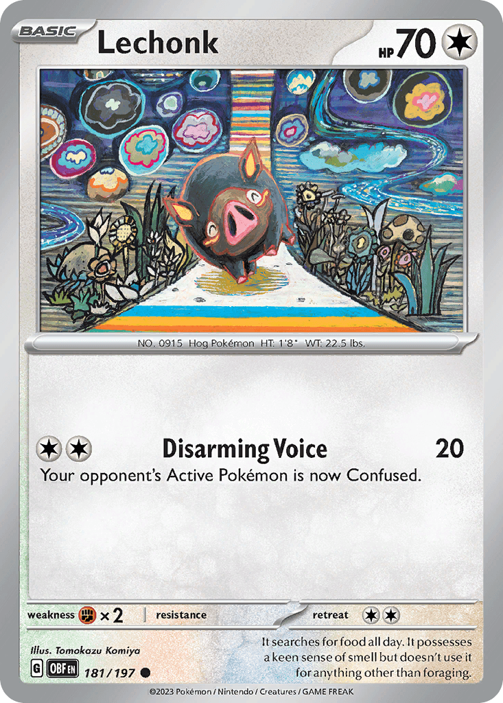 Lechonk, kortbilde fra pokemontcg.io