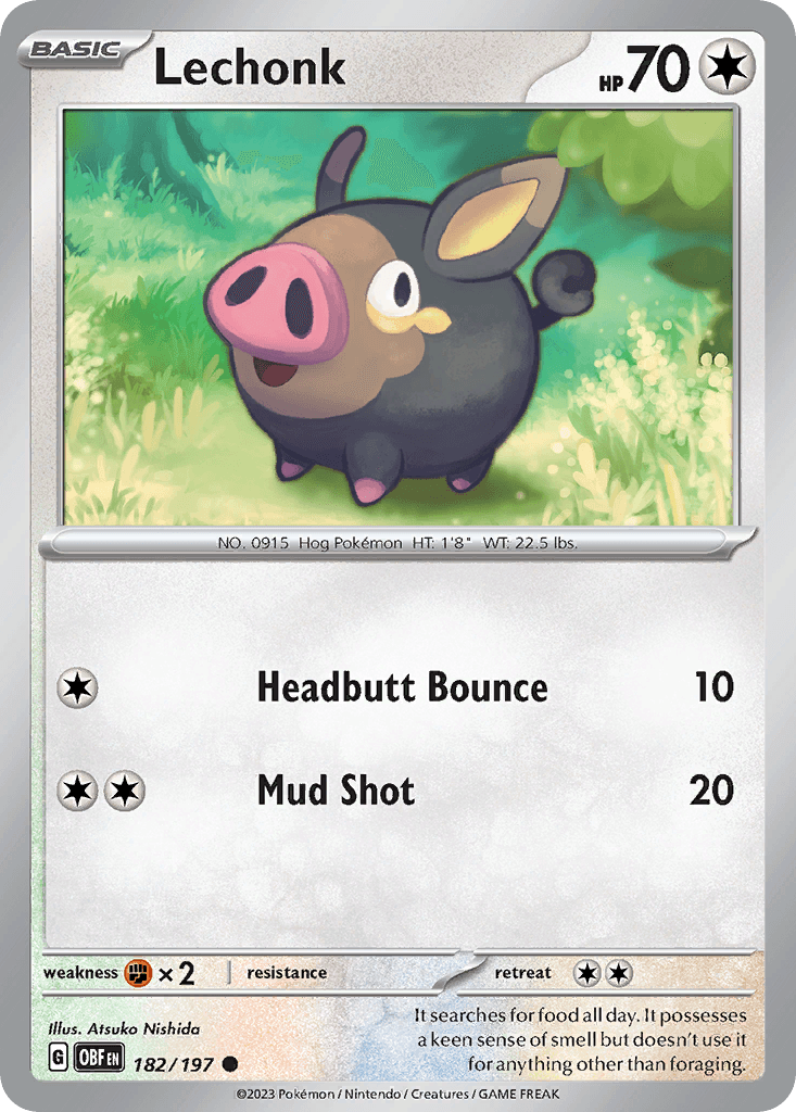 Lechonk, kortbilde fra pokemontcg.io