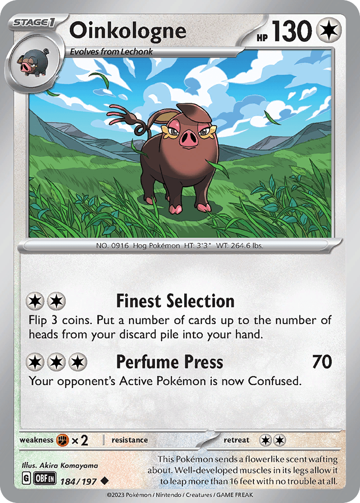 Oinkologne, kortbilde fra pokemontcg.io
