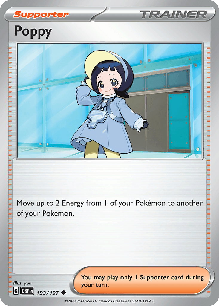 Poppy, kortbilde fra pokemontcg.io