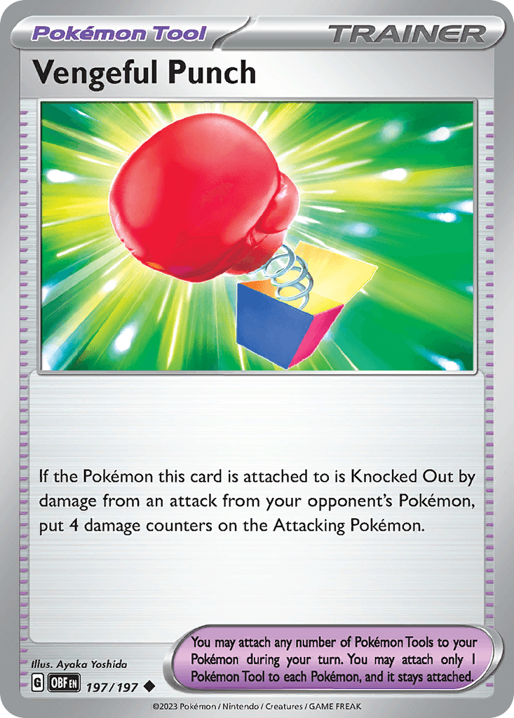 Vengeful Punch, kortbilde fra pokemontcg.io
