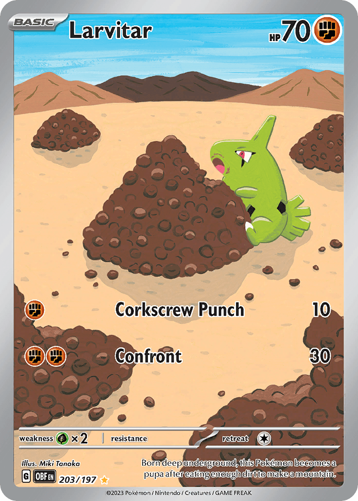 Larvitar, kortbilde fra pokemontcg.io