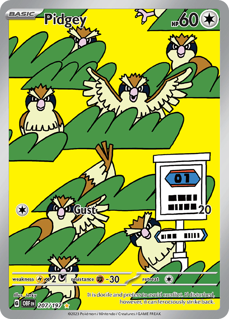 Pidgey, kortbilde fra pokemontcg.io