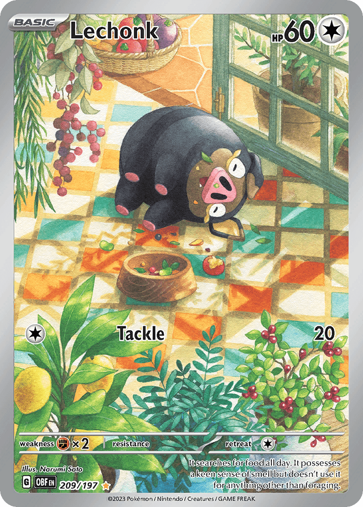 Lechonk, kortbilde fra pokemontcg.io