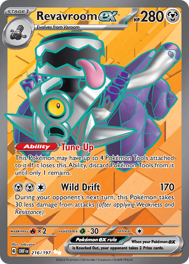 Revavroom ex, kortbilde fra pokemontcg.io