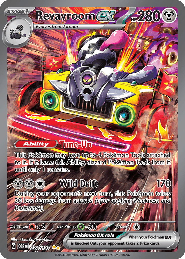 Revavroom ex, kortbilde fra pokemontcg.io