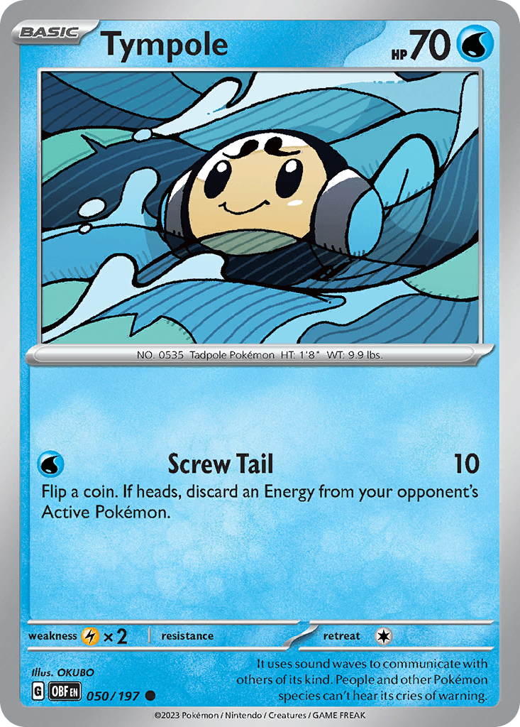 Tympole, kortbilde fra pokemontcg.io