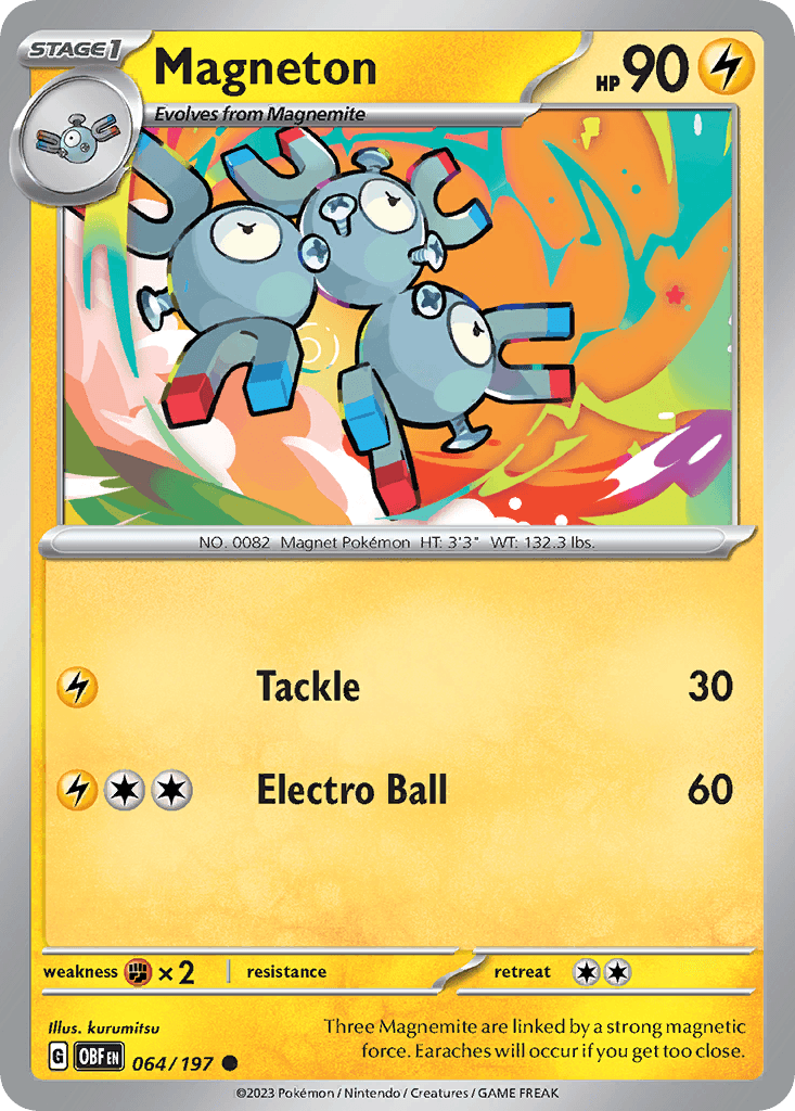 Magneton, kortbilde fra pokemontcg.io