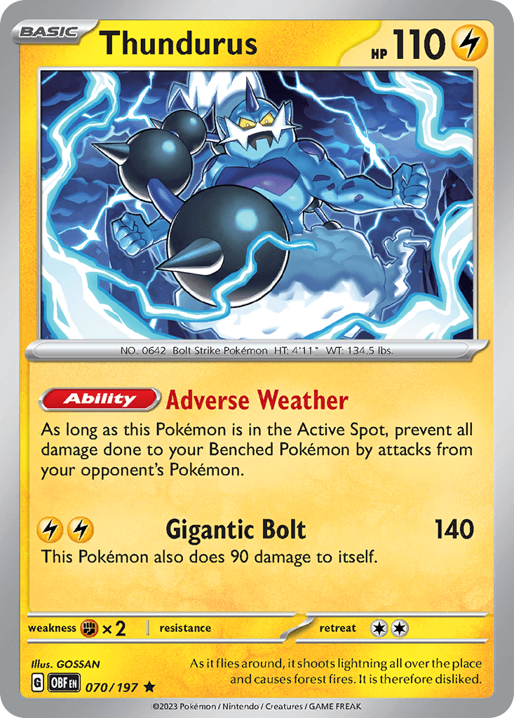 Thundurus, kortbilde fra pokemontcg.io