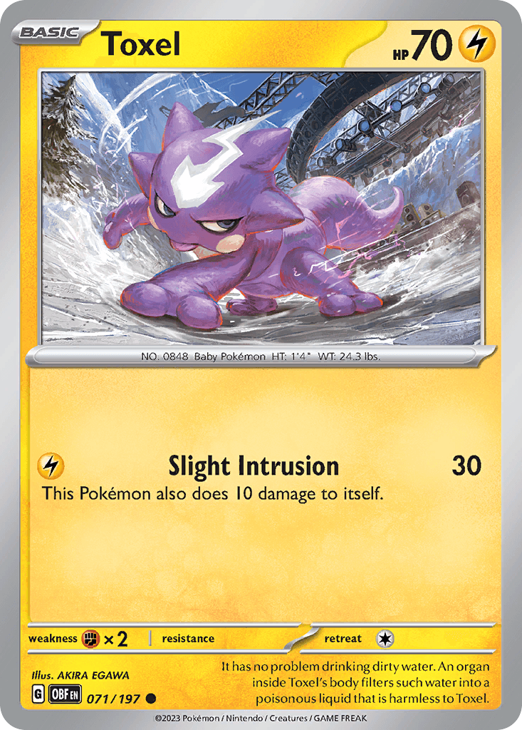 Toxel, kortbilde fra pokemontcg.io