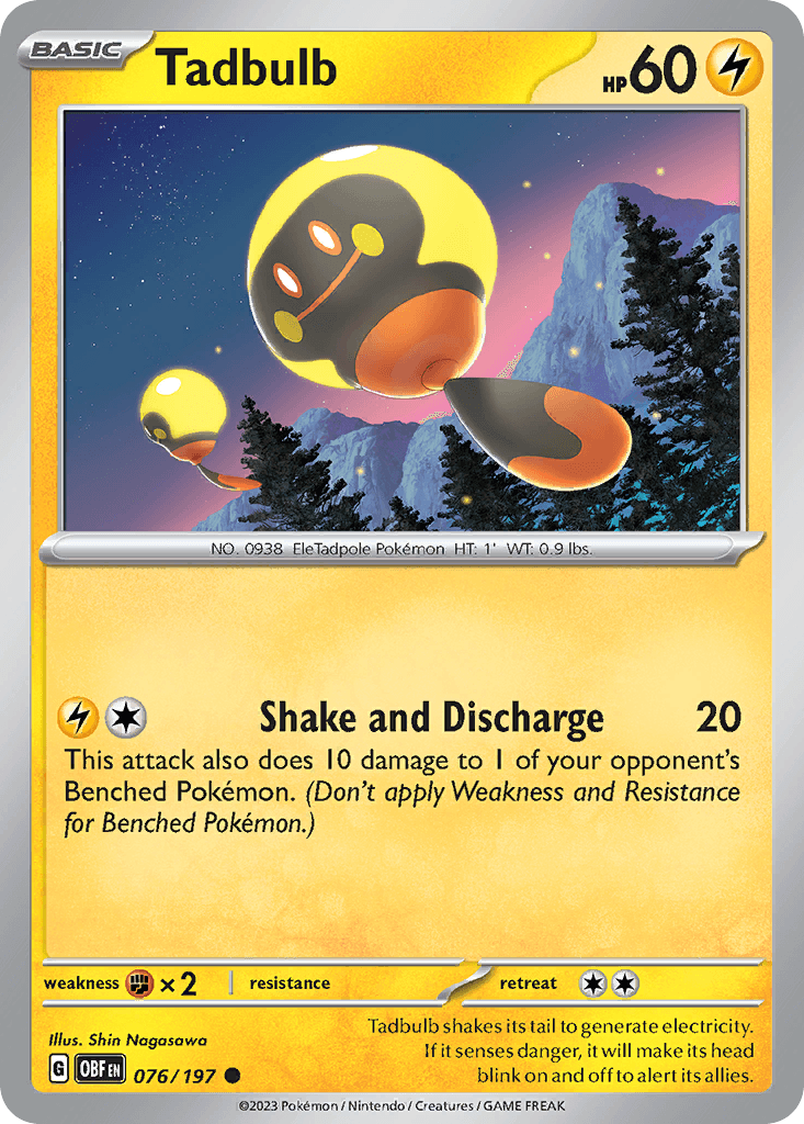 Tadbulb, kortbilde fra pokemontcg.io