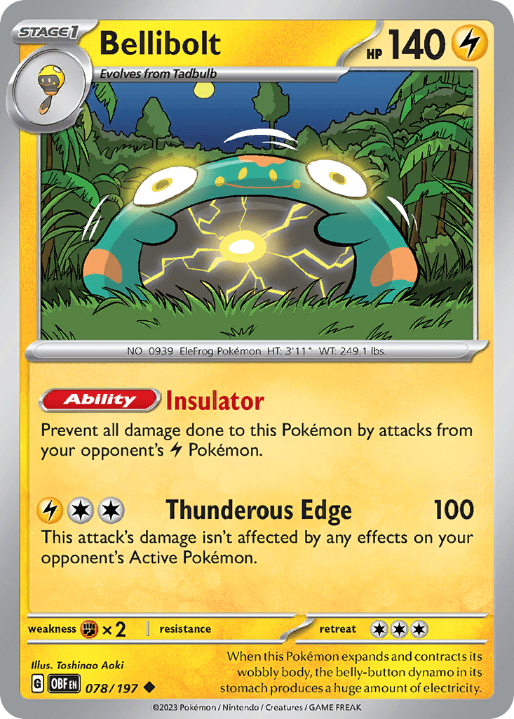 Bellibolt, kortbilde fra pokemontcg.io