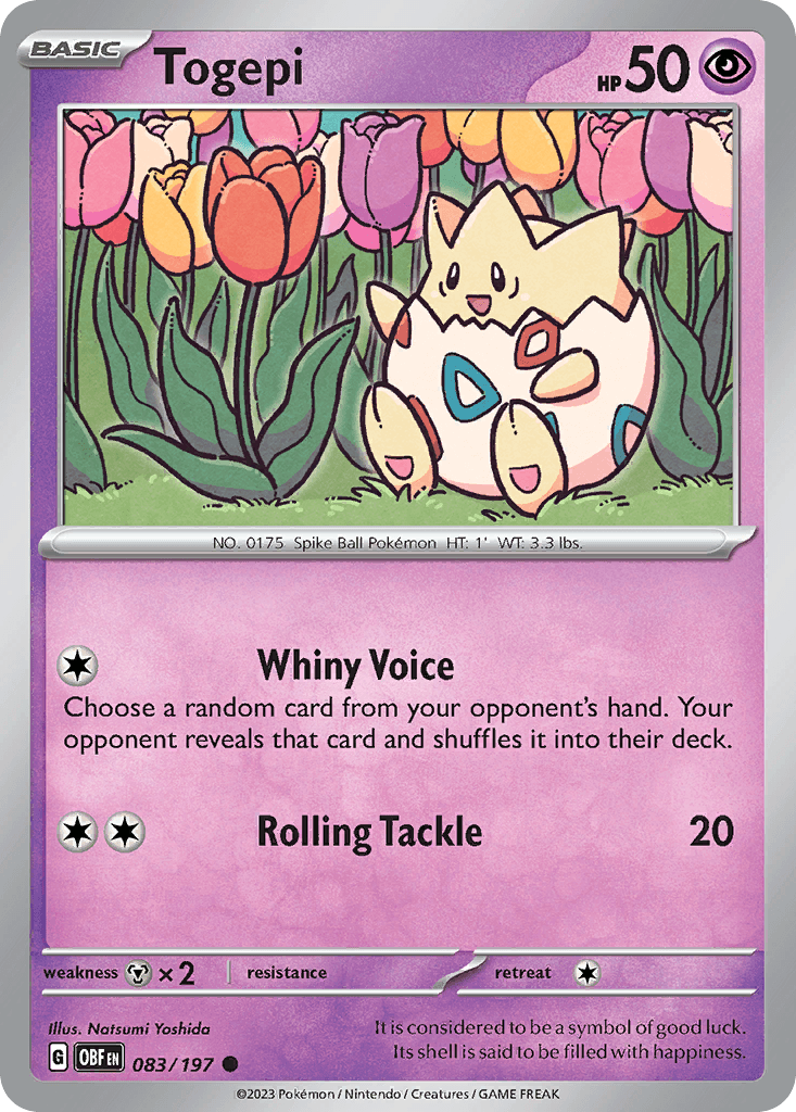 Togepi, kortbilde fra pokemontcg.io