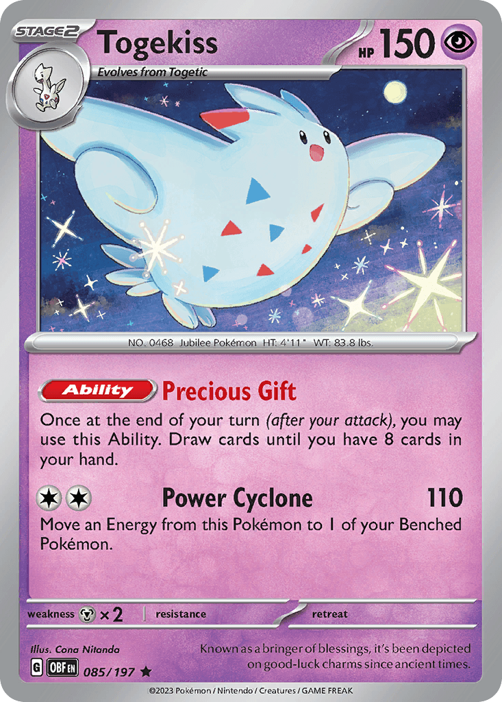 Togekiss, kortbilde fra pokemontcg.io