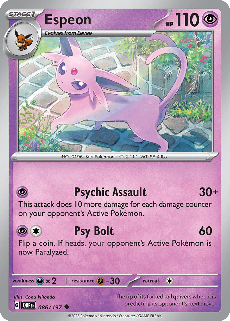 Espeon, kortbilde fra pokemontcg.io