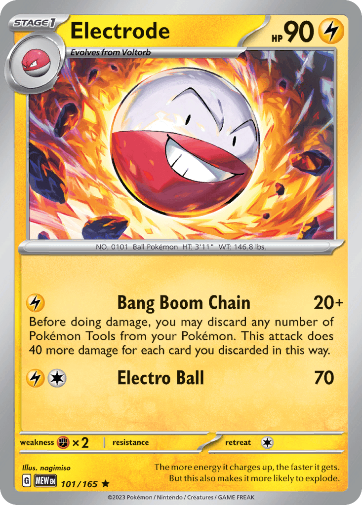 Electrode, kortbilde fra pokemontcg.io