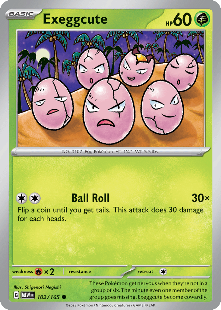 Exeggcute, kortbilde fra pokemontcg.io