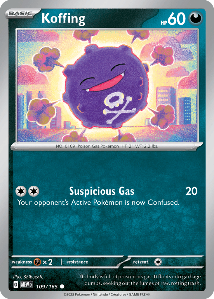 Koffing, kortbilde fra pokemontcg.io