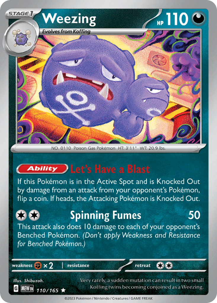Weezing, kortbilde fra pokemontcg.io
