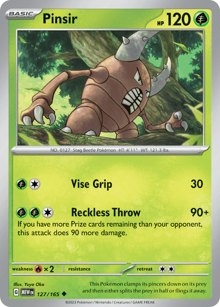 Pinsir, kortbilde fra pokemontcg.io