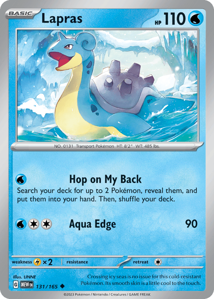 Lapras, kortbilde fra pokemontcg.io