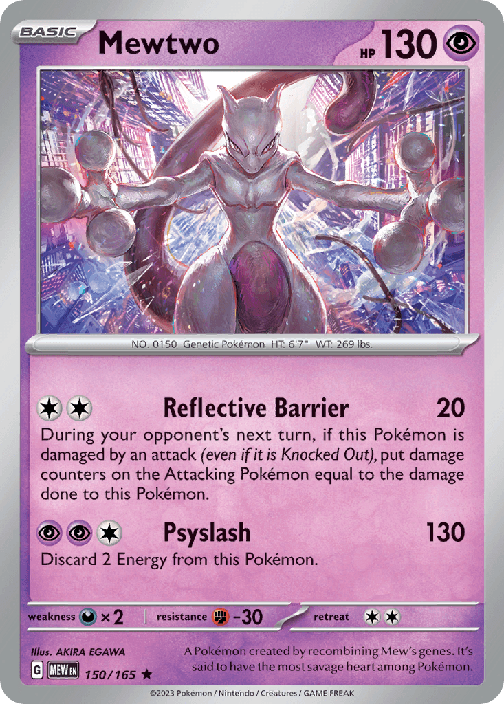 Mewtwo, kortbilde fra pokemontcg.io