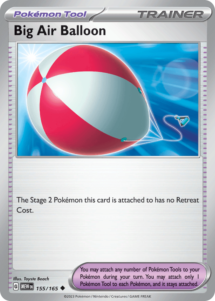 Big Air Balloon, kortbilde fra pokemontcg.io
