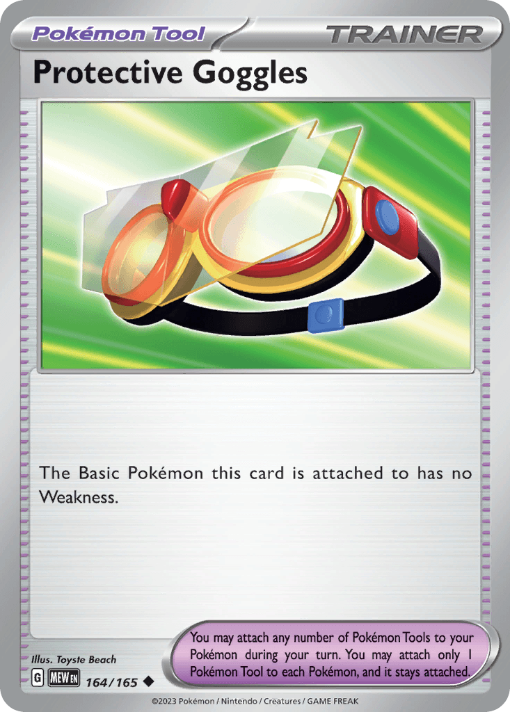 Protective Goggles, kortbilde fra pokemontcg.io