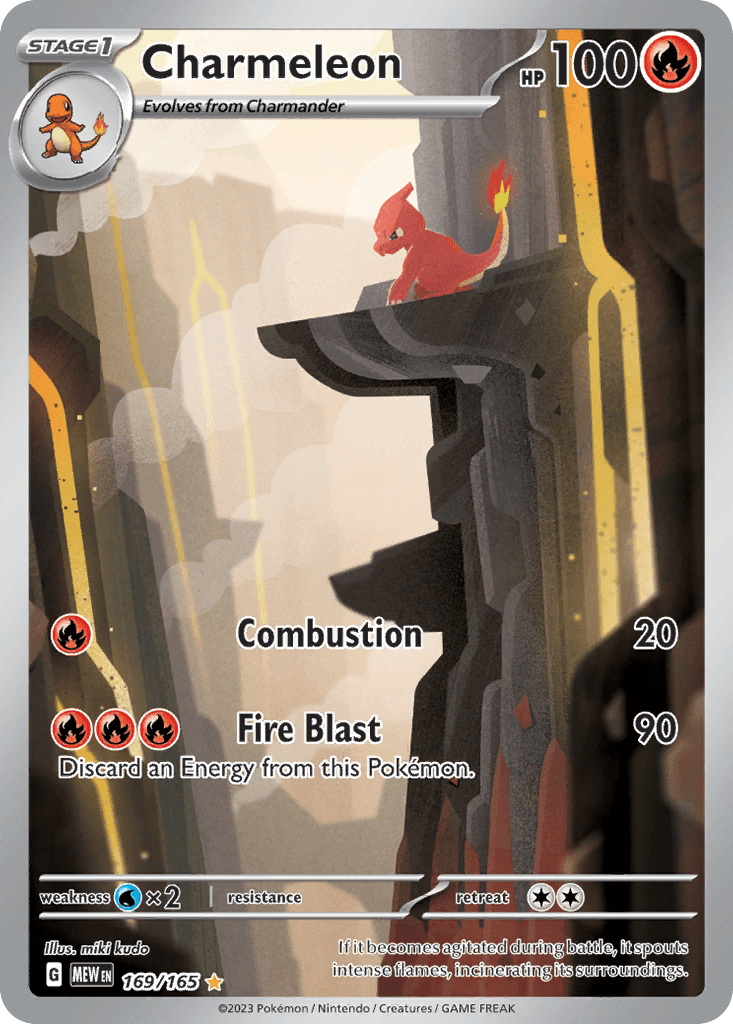 Charmeleon, kortbilde fra pokemontcg.io