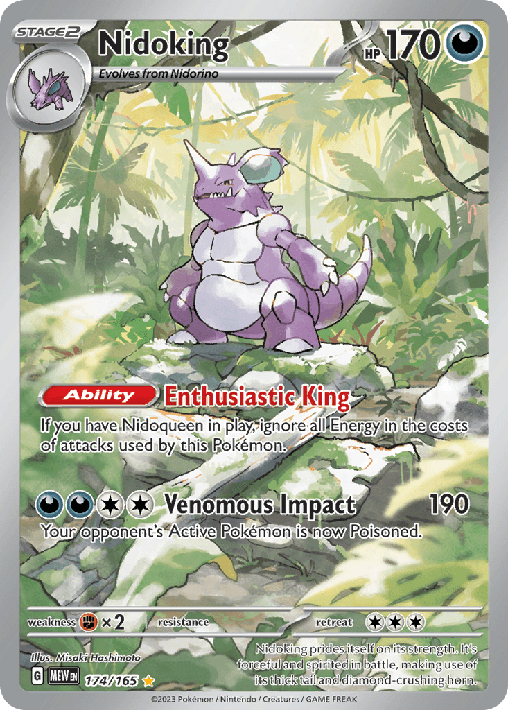 Nidoking, kortbilde fra pokemontcg.io