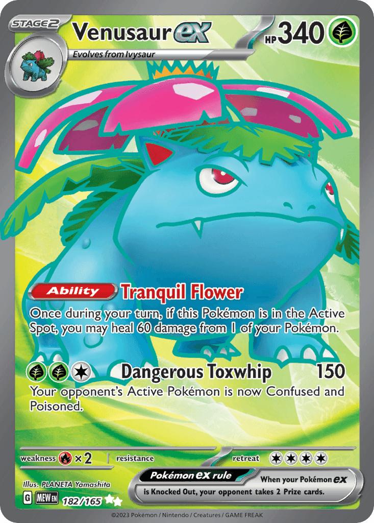 Venusaur ex, kortbilde fra pokemontcg.io