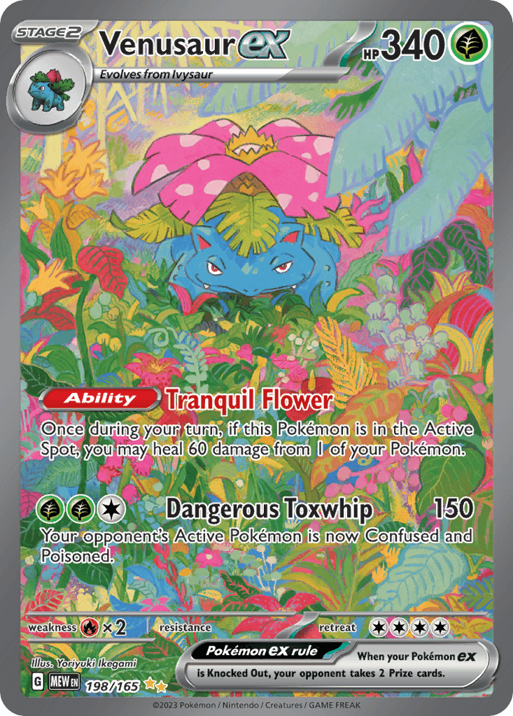 Venusaur ex, kortbilde fra pokemontcg.io