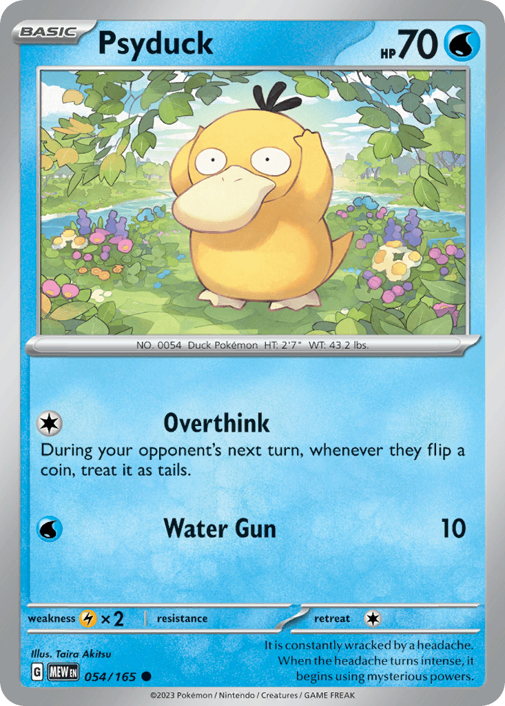 Psyduck, kortbilde fra pokemontcg.io