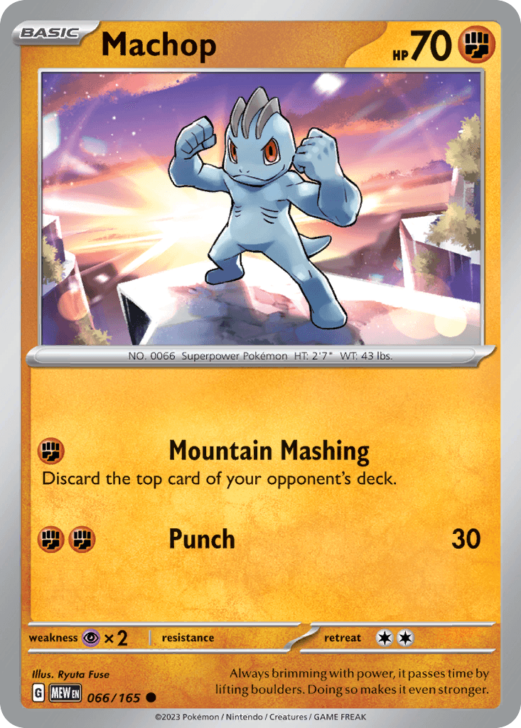 Machop, kortbilde fra pokemontcg.io