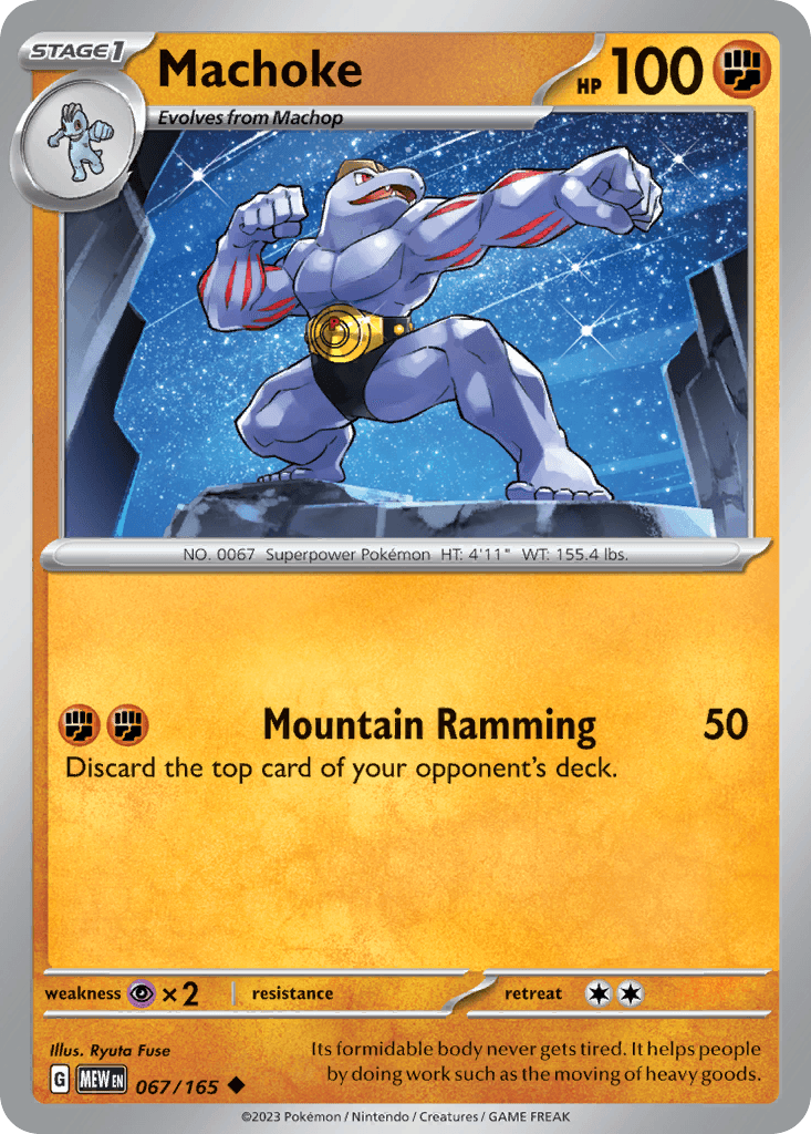 Machoke, kortbilde fra pokemontcg.io