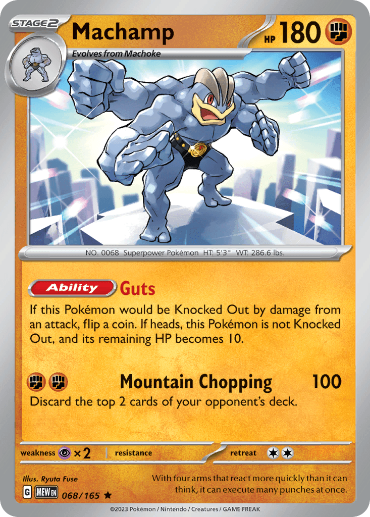 Machamp, kortbilde fra pokemontcg.io