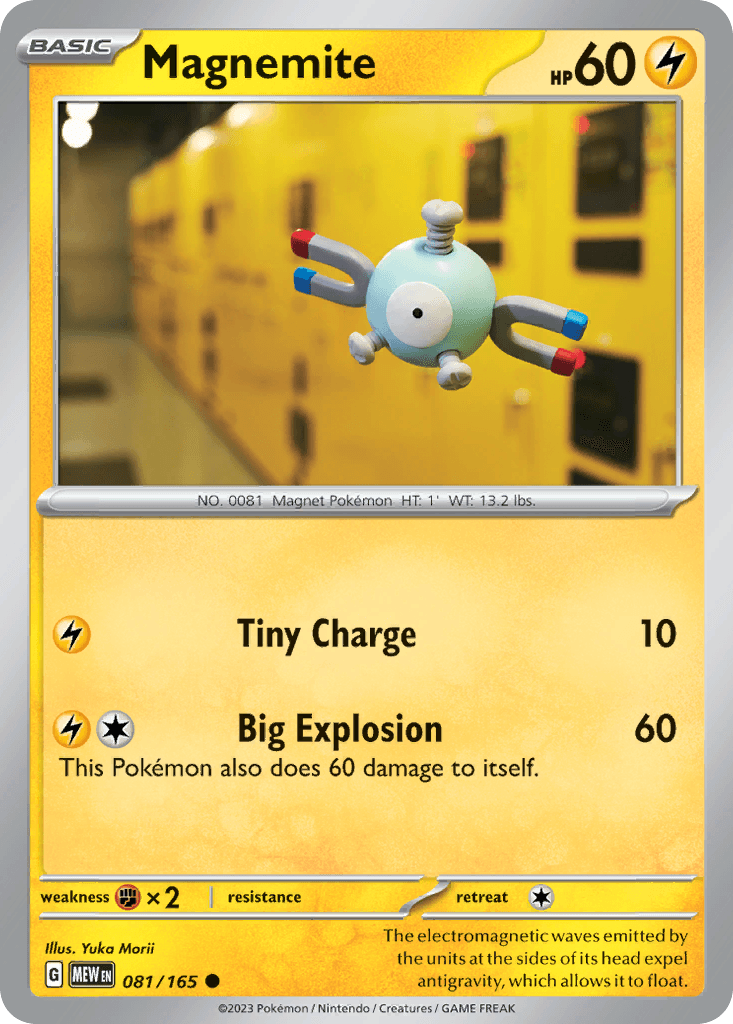 Magnemite, kortbilde fra pokemontcg.io
