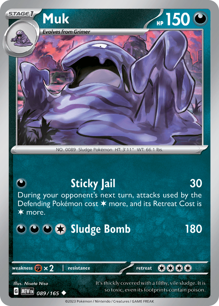 Muk, kortbilde fra pokemontcg.io