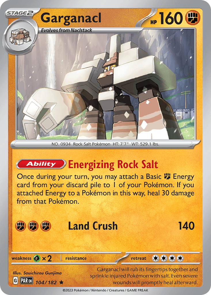 Garganacl, kortbilde fra pokemontcg.io