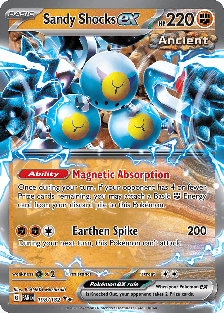 Sandy Shocks ex, kortbilde fra pokemontcg.io