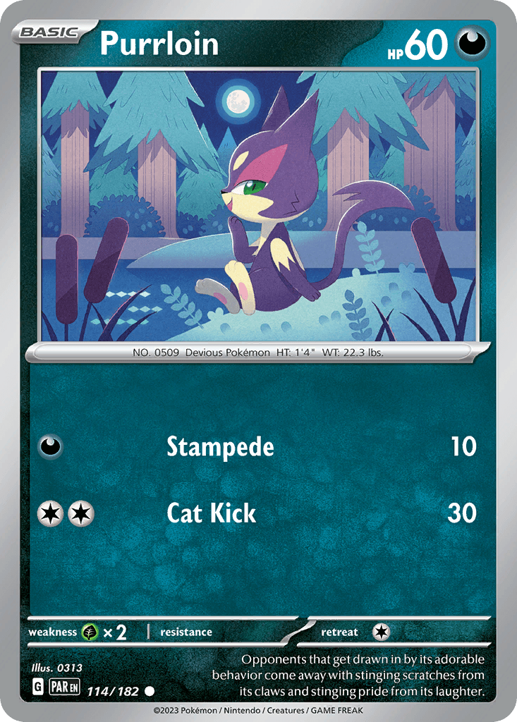 Purrloin, kortbilde fra pokemontcg.io