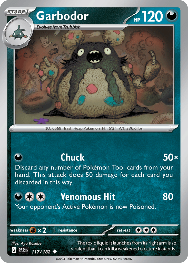 Garbodor, kortbilde fra pokemontcg.io
