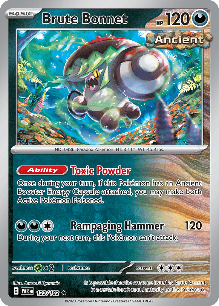 Brute Bonnet, kortbilde fra pokemontcg.io