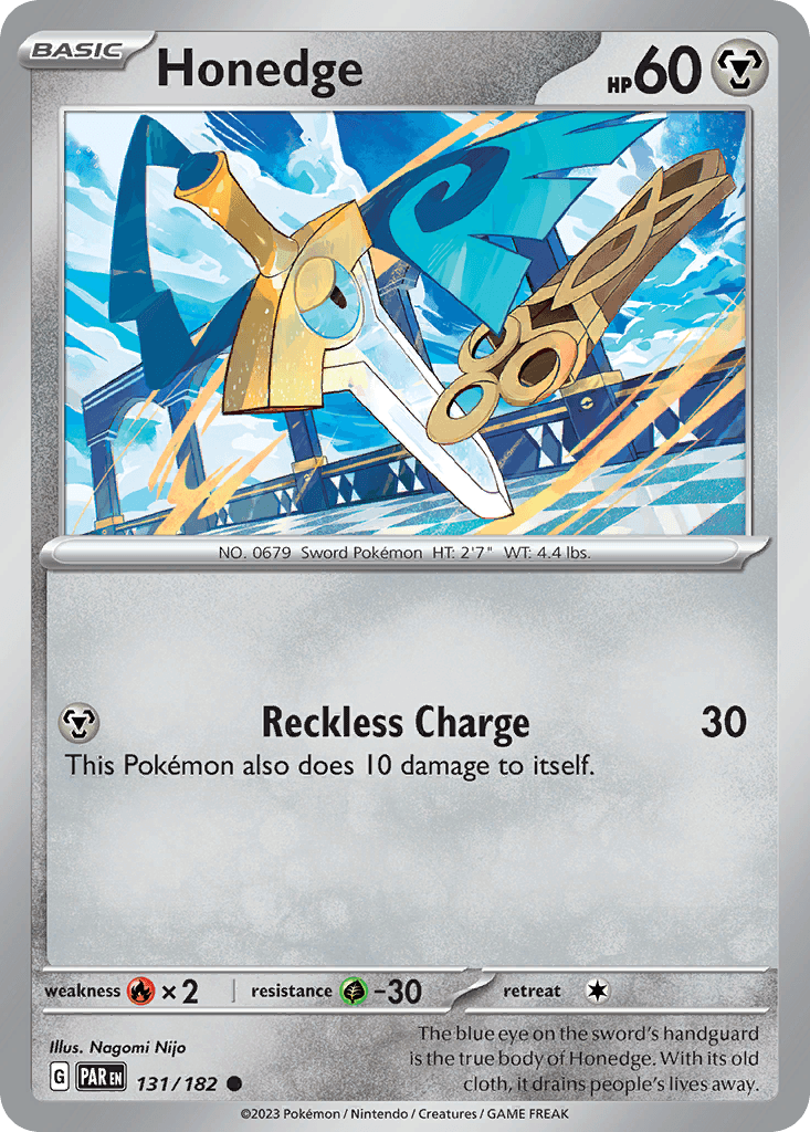 Honedge, kortbilde fra pokemontcg.io