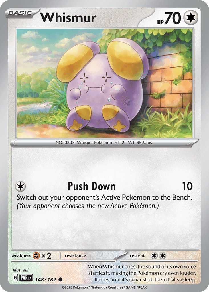 Whismur, kortbilde fra pokemontcg.io