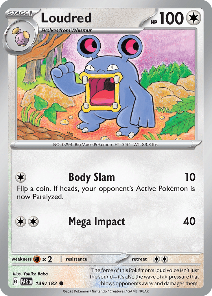 Loudred, kortbilde fra pokemontcg.io