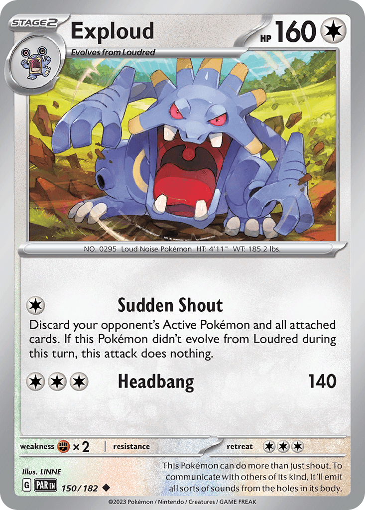 Exploud, kortbilde fra pokemontcg.io