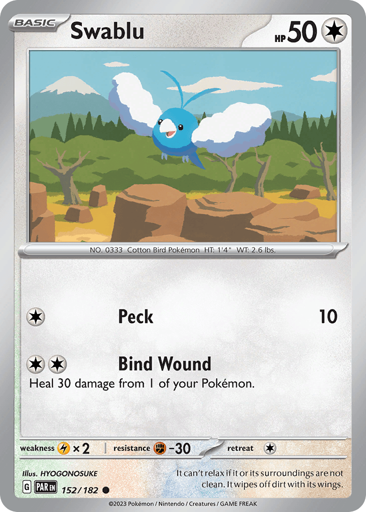 Swablu, kortbilde fra pokemontcg.io